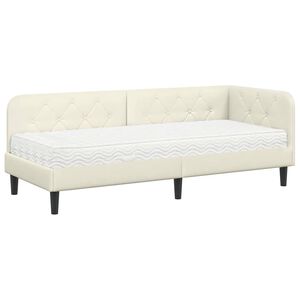vidaXL Rohov&yacute; r&aacute;m postele Kr&eacute;mov&aacute; 80 x 200 cm Zamat