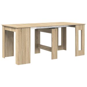 vidaXL Jed&aacute;lensk&yacute; st&ocirc;l 180 x 85 x 75 cm Kompozitn&eacute; drevo Dub sonoma