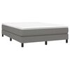 vidaXL Boxspring posteľ s matracom tmavosivá 160x200 cm látka