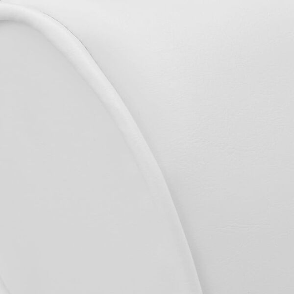 vidaXL Leňo&scaron;ka, biela, umel&aacute; koža