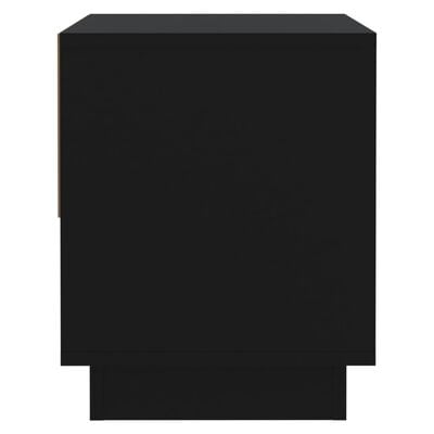 vidaXL Nočný stolík čierny 45x34x44 cm drevotrieska