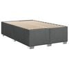 vidaXL Boxspring posteľ s matracom tmavosiv&aacute; 90x200 cm l&aacute;tka