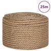 vidaXL Jutov&eacute; lano 25 m dlh&eacute; 10 mm hrub&eacute;