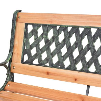 vidaXL Záhradná lavička 122 cm, drevo