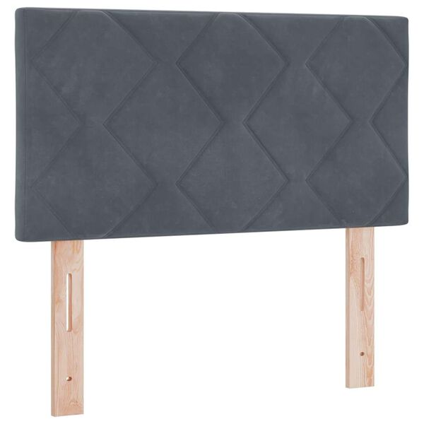 vidaXL Posteľ s pružinami a matracom tmavo&scaron;ed&aacute; 80x200 cm zamatov&aacute;