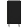 vidaXL Komoda čierna 57x35x70 cm kompozitn&eacute; drevo