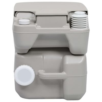 vidaXL Prenosná kempingová toaleta s nádržou