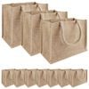 vidaXL Jutov&eacute; ta&scaron;ky 10 Pr&iacute;rodn&aacute; 26 x 22 x 14 cm 100% Tossa juta