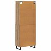 vidaXL Highboard Remeseln&yacute; dub 69,5 x 34 x 180 cm Kompozitn&eacute; drevo