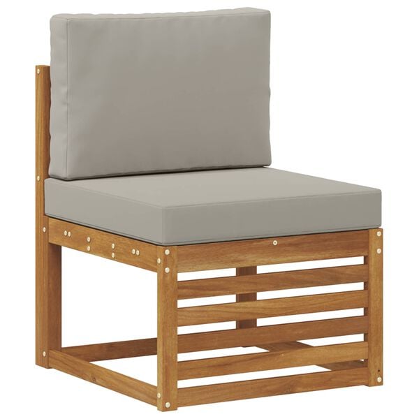 vidaXL S&uacute;pravy pohoviek s vank&uacute;&scaron;om 6 pcs Pr&iacute;rodn&aacute; a svetlosiv&aacute;