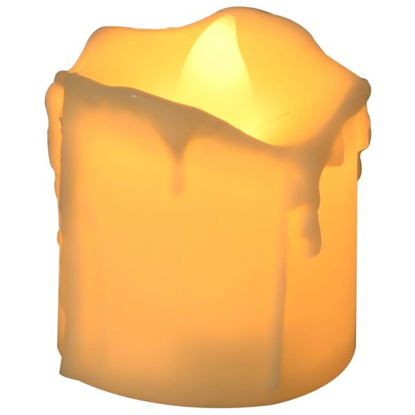 vidaXL Elektrick&eacute; čajov&eacute; sviečky bez plameňa LED 50 ks tepl&eacute; biele