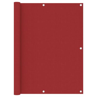 vidaXL Balkónová markíza, červená 120x300 cm, oxfordská látka