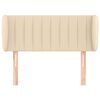 vidaXL Čelo postele so z&aacute;hybmi kr&eacute;mov&yacute; 83x23x78/88 cm l&aacute;tka