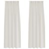 vidaXL Voile z&aacute;clona 2 ks Kr&eacute;mov&aacute; 260 x 140 cm Polyester