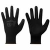 vidaXL Pracovn&eacute; rukavice 24 ks Čierna 8 / m Polyester