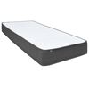 vidaXL Posteľ boxspring tmavošedá látková 80x200 cm