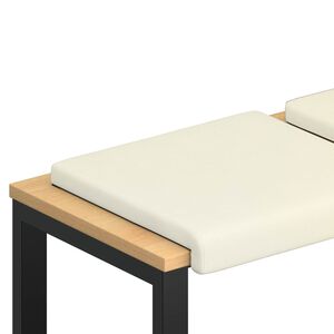 vidaXL Vank&uacute;&scaron; na lavičku 4 ks man&scaron;estr Kr&eacute;mov&aacute; Hĺbka 35 cm
