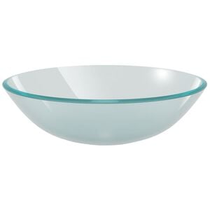 vidaXL Um&yacute;vadlo z tvrden&eacute;ho skla, 42 cm, matn&eacute;