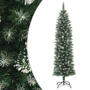vidaXL Umel&yacute; &uacute;zky vianočn&yacute; stromček s podstavcom 120 cm PVC