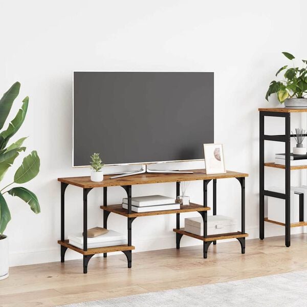 vidaXL TV skrinka Star&eacute; drevo 102 x 35 x 45,5 cm