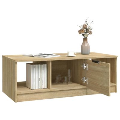 vidaXL Konferenčný stolík dub sonoma 102x50x36 cm kompozitné drevo
