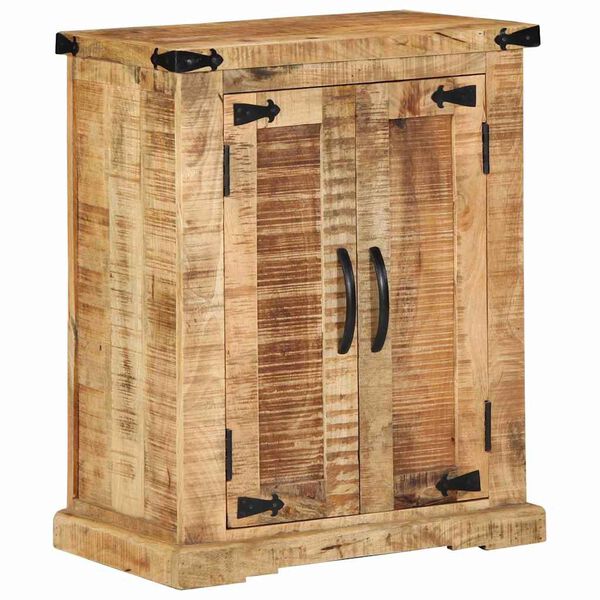 vidaXL Servírovacia skriňa Hnedá 55 x 35 x 70 cm surové mangové drevo