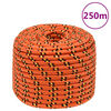 vidaXL Lodn&eacute; lano oranžov&eacute; 14 mm 250 m polypropyl&eacute;n