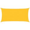 vidaXL Tieniaca plachta 160 g/m² obdĺžniková žltá 4x7 m HDPE