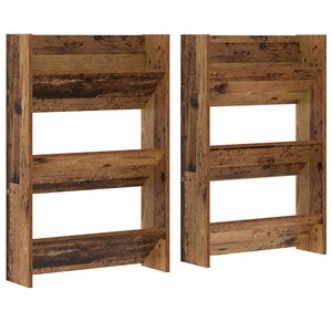 vidaXL Skriňa na top&aacute;nky 2 ks 60 x 18 x 90 cm Kompozitn&eacute; drevo