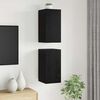 vidaXL N&aacute;stenn&yacute; TV kabinet N&aacute;stenn&yacute; 2 pcs Čierny dub 30,5 x 30 x 60 cm