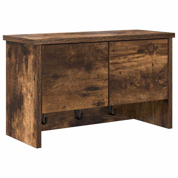 vidaXL Ve&scaron;iak na stenu Dymov&aacute; dub 50 x 20 x 30 cm Kompozitn&eacute; drevo