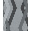 Tapeta Noordwand &bdquo;Topchic Graphic Lines Diamonds&ldquo; siv&aacute; a čierna
