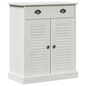 vidaXL K&uacute;peľňov&aacute; skriňa VIGO Biela a antik biela 68 x 34 x 80 cm