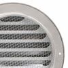 vidaXL Kryty vzduchov&yacute;ch ventil&aacute;torov 2 pcs Strieborn&aacute; 200 mm