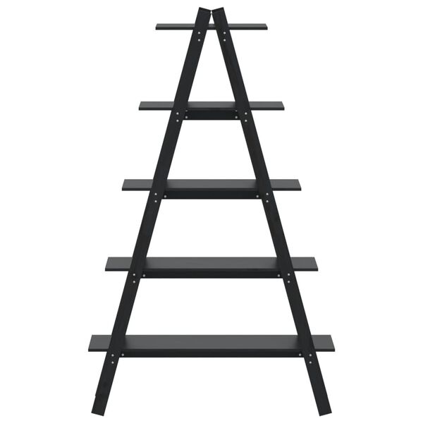 vidaXL 5-poschodov&aacute; polica v tvare A 110x40x180,5 cm mas&iacute;vna borovica