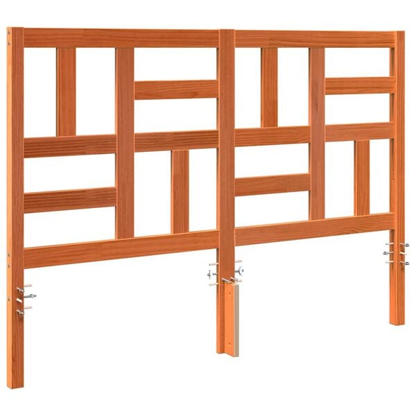 vidaXL Čelňa postele s čelnou doskou Včel&iacute; hned&yacute; 145,5 x 4 x 104 cm