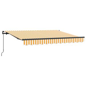 vidaXL Sklopn&aacute; mark&iacute;za Žlt&aacute; 250 x 200 cm l&aacute;tka