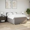 vidaXL Boxspring posteľ s matracom sivohned&yacute; 140x190 cm l&aacute;tka