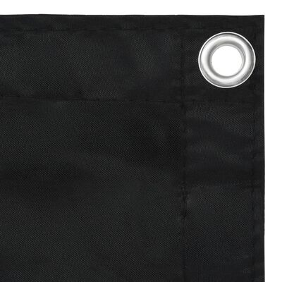 vidaXL Balkónová markíza, čierna 90x300 cm, oxfordská látka