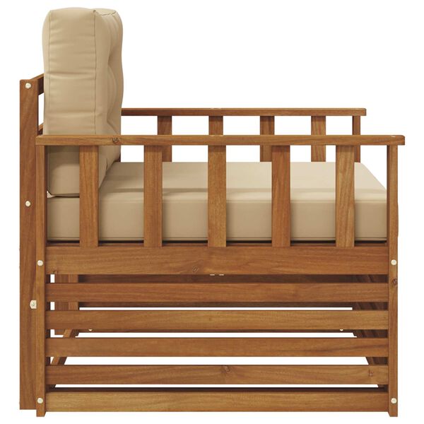 vidaXL Z&aacute;hradn&aacute; s&uacute;prava gaučov Mas&iacute;vne ak&aacute;ciov&eacute; drevo a polyester