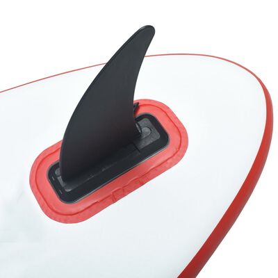 vidaXL Stredová plutva na paddleboard čierna 18,3x21,2 cm plastová