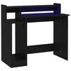 vidaXL St&ocirc;l s LED svetlami čierny 97x45x90 cm kompozitn&eacute; drevo