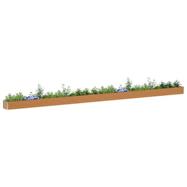 vidaXL Vyv&yacute;&scaron;en&yacute; z&aacute;hradn&yacute; z&aacute;hon 970 x 50 x 36 cm Pozinkovan&aacute; oceľ