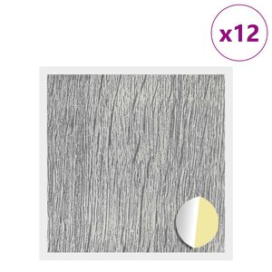vidaXL Samolepiaci obal na skrutky 12 pcs Siv&yacute; Sonoma &Oslash; 20 x 0,5 mm