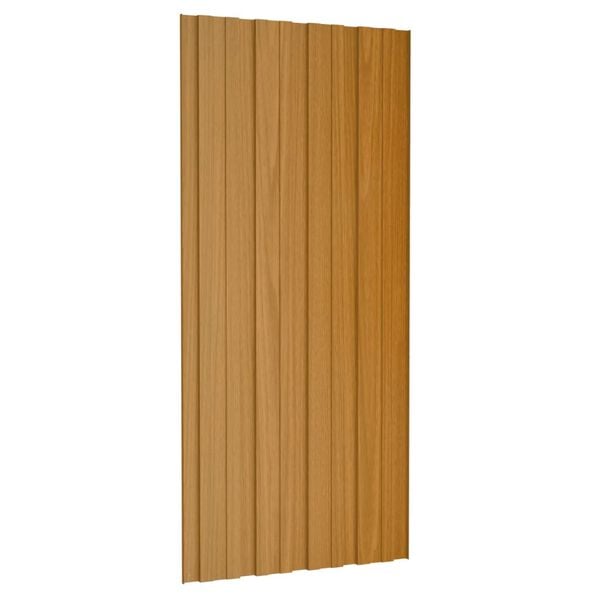 vidaXL Strešné panely 36 ks, pozinkovaná oceľ, prírodné 100x45 cm