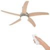 vidaXL Stropn&yacute; ventil&aacute;tor s osvetlen&iacute;m a diaľkov&yacute;m ovl&aacute;dan&iacute;m &Oslash; 130 cm