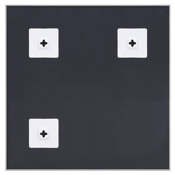 vidaXL Zrkadlo strieborn&eacute; 60x60 cm