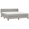 vidaXL Boxspring posteľ s matracom svetlosiv&aacute; 100x200 cm l&aacute;tka