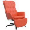 VidaXL Relaxačn&eacute; kreslo s podnožkou červen&eacute; umel&aacute; koža
