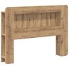 vidaXL Čelo postele skrinka s &uacute;ložiskom Dub artisan Kon&scaron;truovan&eacute; drevo